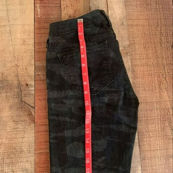 True religion womens Casey low rise super skinny camo jeans - 27 - Picture 11 of 11